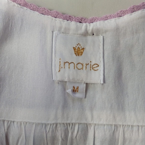 J. Marie Tiered A-line Gingham Dress With Embroidery - Picture 11 of 12